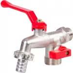 Szelep Strend Pro, víz, 3/4"-3/4"-1/2", dupla, kerti