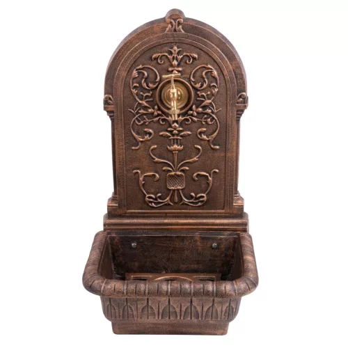 Falikút, Strend Pro Garden WB-005C, 44 x 36 x 76 cm, rézszínű, ötvözet, dekoratív kialakítás