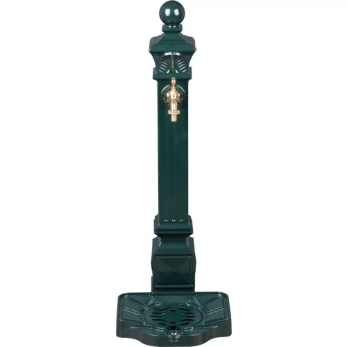 Kerti kút, Strend Pro Garden LT-DC036, 33 × 29 × 82 cm, zöld, alumínium, időjárásálló, könnyen összeszerelhető