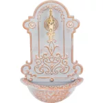 Falikút, Strend Pro Garden LT-H20682, 22 × 10 × 37 cm, zöld, réz megjelenésű, alumínium, időjárásálló, könnyen összeszerelhető