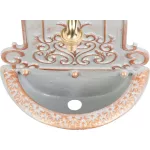 Falikút, Strend Pro Garden LT-H20682, 22 × 10 × 37 cm, zöld, réz megjelenésű, alumínium, időjárásálló, könnyen összeszerelhető