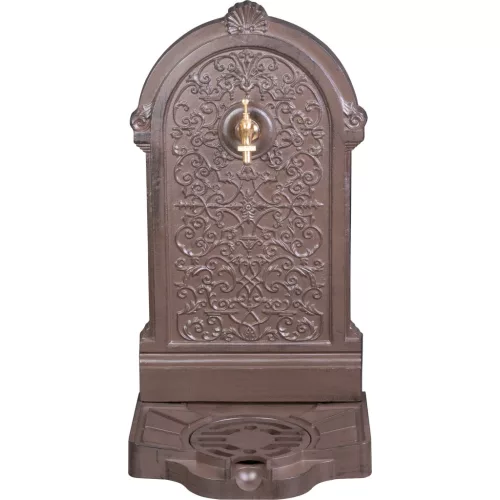 Kerti kút, Strend Pro Garden LT-H20505, 39 x 33 x 72 cm, barna, alumínium, időjárásálló, könnyen összeszerelhető