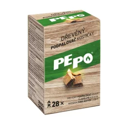   Gyújtós PE-PO®, fa, 28 db, grillhez, kályhához, kandallóhoz, kemencéhez