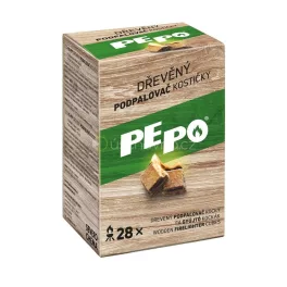   Gyújtós PE-PO®, fa, 28 db, grillhez, kályhához, kandallóhoz, kemencéhez