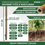 Karó Garden KBT 900/10-12 mm, csomag 10 db, bambusz, növény- és paradicsomtámasz