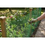 Műanyag kerítésháló, Strend Pro Garden Economy 1, zöld, 100 cm x 50 m, szemméret: 5 x 5 mm, 300 g/m2, négyzetrács, 100 % műanyag