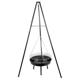   Strend Pro Grill Bavarian állítható magasságú faszenes grill - 320-660/1500 mm