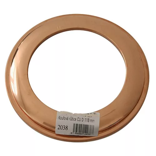 Füstcső rozetta Antikoro 132 mm, Cu, füstcsőhöz