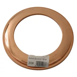 Füstcső rozetta Antikoro 125 mm, Cu, füstcsőhöz