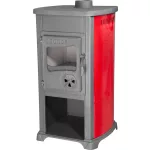 Strend Pro Bella Thalia kályha, piros, 5,4 kW