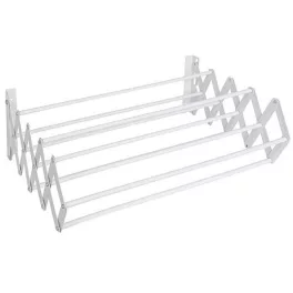   MagicHome TH828 fali ruhaszárító, fehér, 80 x 11–46 x 18,5 cm, 7,2 m szárítófelületű, 7 kg teherbírású, fémből készült
