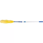 Portörlő, Neco 60-0169-11, teleszkópos, 126 cm, szürke, állítható nyéllel