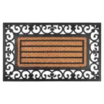 MagicHome RBP 156 lábtörlő - Ornament, 45 x 75 cm, barna