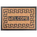 MagicHome RBB 110 lábtörlő - Welcome, 40 x 60 cm, barna