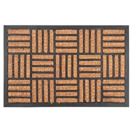 MagicHome RBB 123 Parquets 3 lábtörlő, 40 x 60 cm, barna