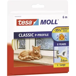 Tömítés tesa profil P, fehér, hossz 6 m