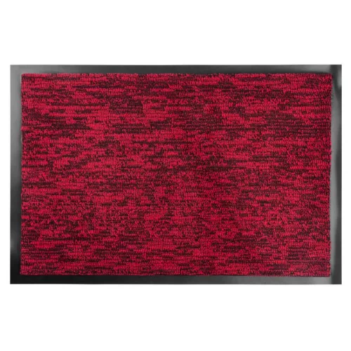 Lábtörlő MagicHome CPM, bejárati, 40x60 cm, fekete/piros