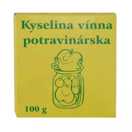 Borkősav, élelmiszeripari, 100 g