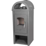 Strend Pro Thalia Nera Plus kandalló, szürke, 5,4 kW