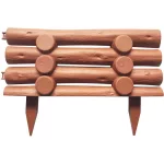 Szegély Strend Pro Garden GF067, 44x31 cm, műanyag, terrakotta