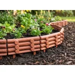 Szegély Strend Pro Garden GF067, 44x31 cm, műanyag, terrakotta