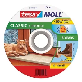   Tömítés tesamoll® E profil, 9 mm, barna, L-100 m, ablakokhoz és ajtókhoz