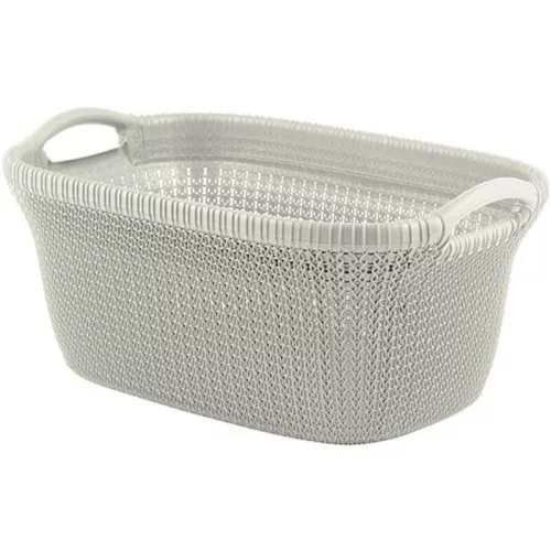 Curver® KNIT 3677 ruháskosár - krémszín, 40 literes