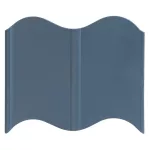 Kerti szegély, Strend Pro Garden LE799, zöld, 16 x 12 cm, összekapcsolható, 510 cm hossz, műanyag, hullámos, 32 panel/csomag