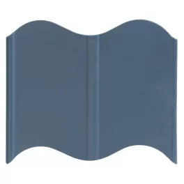   Kerti szegély, Strend Pro Garden LE799, zöld, 16 x 12 cm, összekapcsolható, 510 cm hossz, műanyag, hullámos, 32 panel/csomag