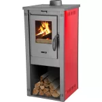Strend Pro Thalia Okta M kályha, piros, 3,9 kW