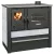 Strend Pro PANONIA fatüzelésű sparhelt, fehér, sütővel, 10,54 kW, 51 × 90 × 85 cm, jobb oldali füstcső kimenet, átmérő: 120 mm