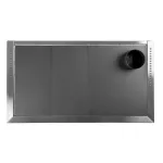 Strend Pro PANONIA fatüzelésű sparhelt, fehér, sütővel, 10,54 kW, 51 × 90 × 85 cm, jobb oldali füstcső kimenet, átmérő: 120 mm