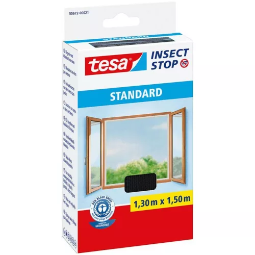 Tesa® Standard rovarháló - antracit - 130x150cm