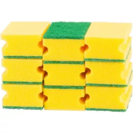   Szivacs Strend Pro, edénymosó szivacs, konyhába, 9x6,5x4 cm, 9 db-os csomag