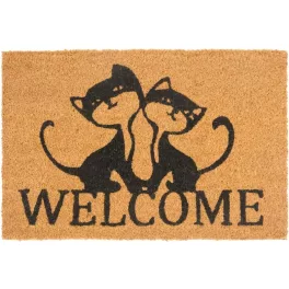   Lábtörlő MagicHome, ajtó elé, Welcome, kókusz/pvc, 40x60 cm