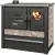 Strend Pro PANONIA fatüzelésű sparhelt, Mocca, sütővel, 10,54 kW, 51 × 90 × 85 cm, bal oldali füstcső kimenet, átmérő: 120 mm