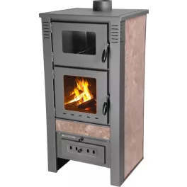 Strend Pro TAURUS kályha sütővel, Mocca, 12 kW