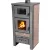 Strend Pro TAURUS kályha sütővel, Mocca, 12 kW