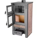 Strend Pro TAURUS kályha sütővel, Mocca, 12 kW