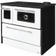 Strend Pro 701-G OMEGA Kuzine fatüzelésű sparhelt, fehér, 9,18 kW, 87 × 51 × 79 cm, jobb oldali oldali füstcső kimenet, átmérő: 130 mm