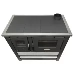 Strend Pro PANONIA fatüzelésű sparhelt, szürke, sütővel, 10,54 kW, 90 × 85 × 51 cm, jobb oldali füstcső kimenet, átmérő: 120 mm
