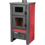 Strend Pro TAURUS kályha sütővel, piros, 12 kW