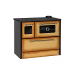 Strend Pro 701-G OMEGA Kuzine fatüzelésű sparhelt, Cappuccino, 9,18 kW, 87 × 51 × 79 cm,  jobb oldali oldali füstcső kimenet, átmérő: 130 mm