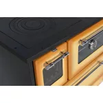 Strend Pro 701-G OMEGA Kuzine fatüzelésű sparhelt, Cappuccino, 9,18 kW, 87 × 51 × 79 cm,  jobb oldali oldali füstcső kimenet, átmérő: 130 mm