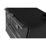 Strend Pro 701-G OMEGA Kuzine fatüzelésű sparhelt, fekete, 9,18 kW, 87 × 51 × 79 cm,  jobb oldali oldali füstcső kimenet, átmérő: 130 mm