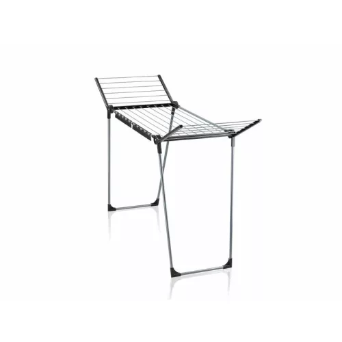 LEIFHEIT Pegasus 150 Solid Slim ruhaszárító, fekete, ruhákhoz, összecsukható