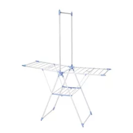   MagicHome CD146 ruhaszárító, szürke, 155 × 69 × 98/194 cm, 14 m szárítófelülettel, masszív fém vázzal, felső rúddal nagyobb textíliákhoz, beltéri használatra