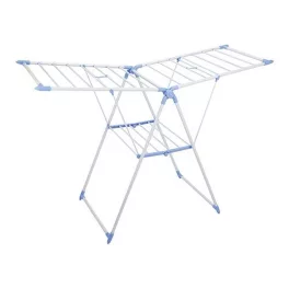   MagicHome CD134 ruhaszárító, fehér, 16 m szárítófelülettel, 20 kg teherbírással, masszív fém vázzal, oldalsó, 7-7 rúddal ellátott szárnyakkal, beltéri és kültéri használatra