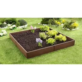   Virágágyás, Strend Pro Garden RB053, 57 x 13 cm, polipropilén, 8 részes, kiemelt