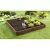 Virágágyás, Strend Pro Garden RB053, 57 x 13 cm, polipropilén, 8 részes, kiemelt